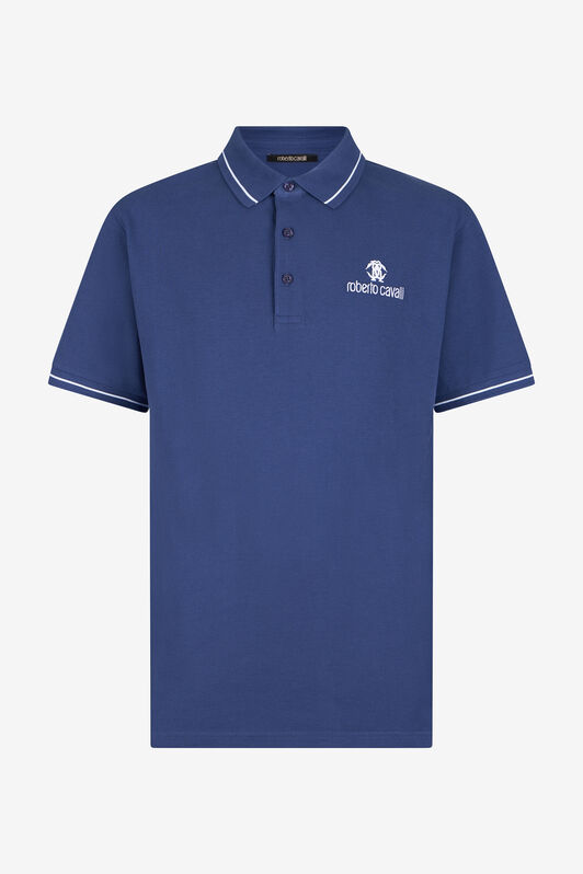 RC Polo Bleu À Logo Black QOT64B-KB001