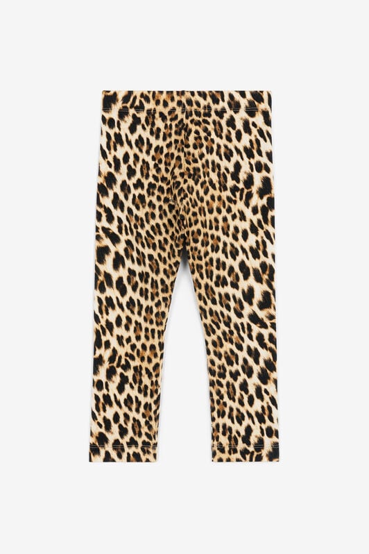 JU Leopard-Print Leggings JU Leopard-Print Leggings Light brown OJT20I-ISA2J