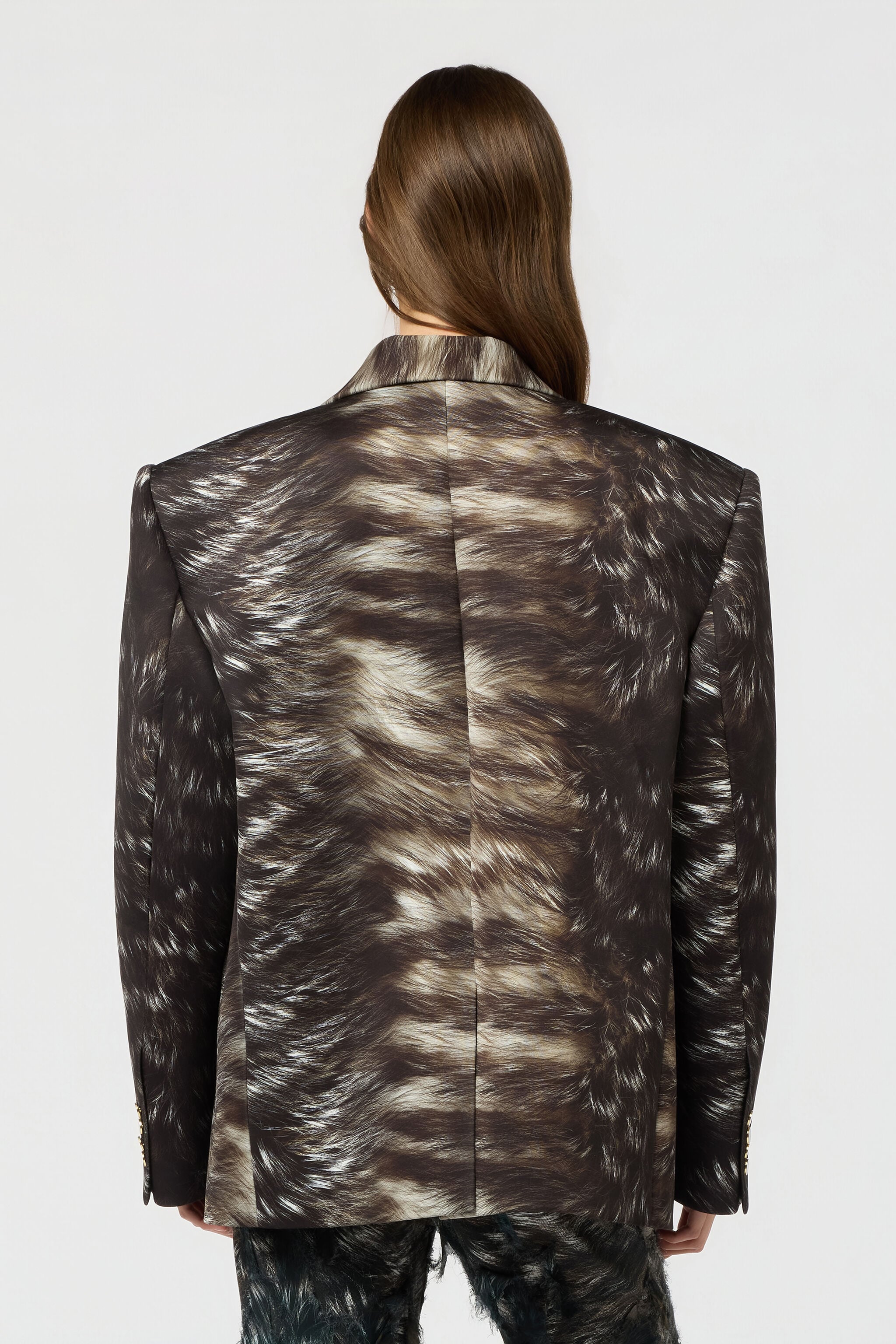 RC Giacca Con Stampa Silver Fur RC Giacca Con Stampa Silver Fur BLACK/BEIGE XWT400-NVT79