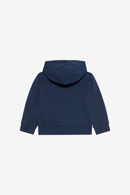 JU Sweat à capuche en coton NAVY VJT697-CF050