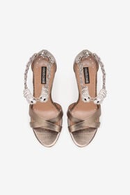 RC Roar Silver Leather Sandals SILVER SKS132-PZS14