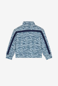 JU Sweat-Shirt Avec Glissière Et Imprimé All-Over Bleu clair UJT693-5OO44