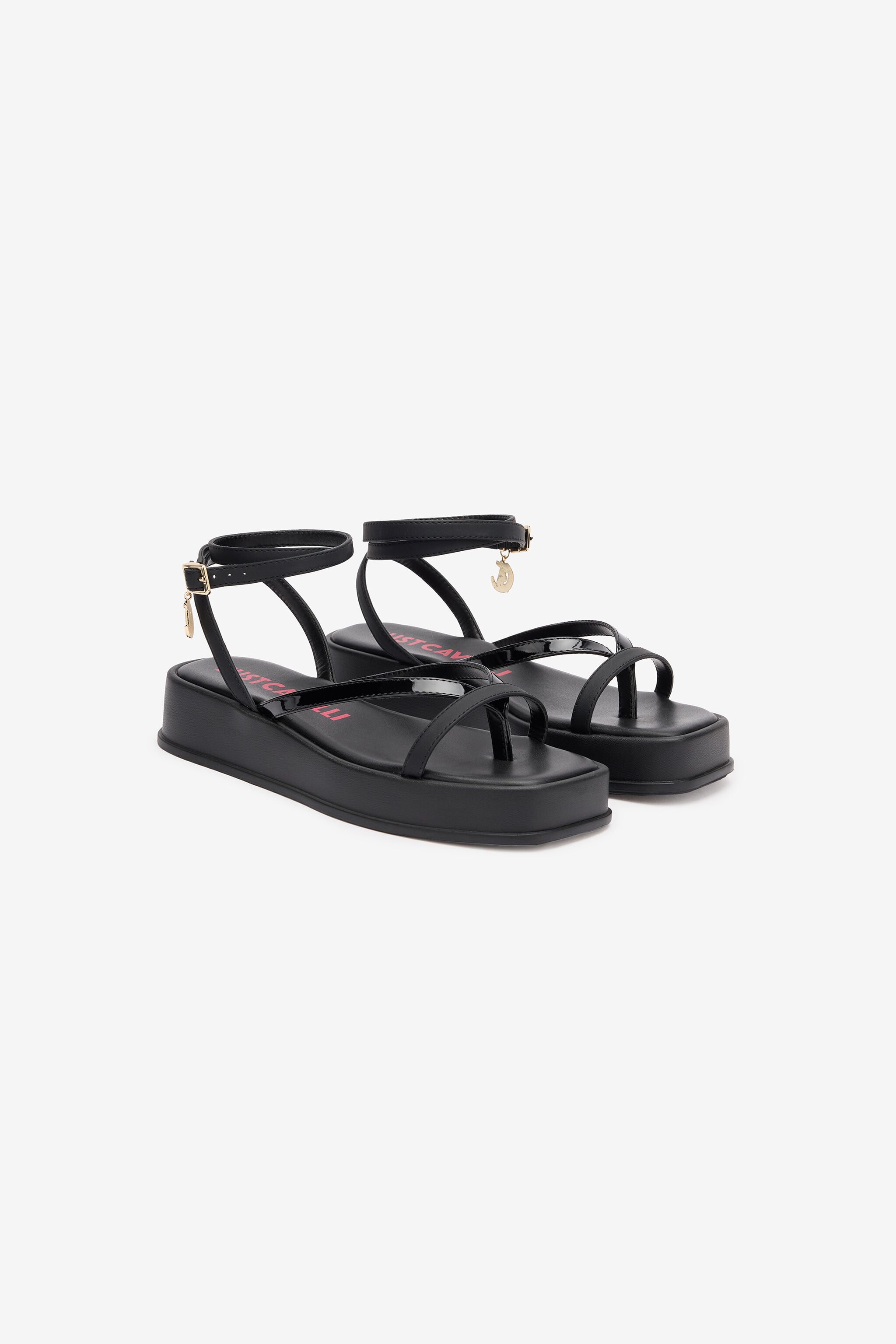 JC Flip-Flop Sandals With Platform And Strap JC Flip-Flop Sandals With Platform And Strap Black SFS162-SF499