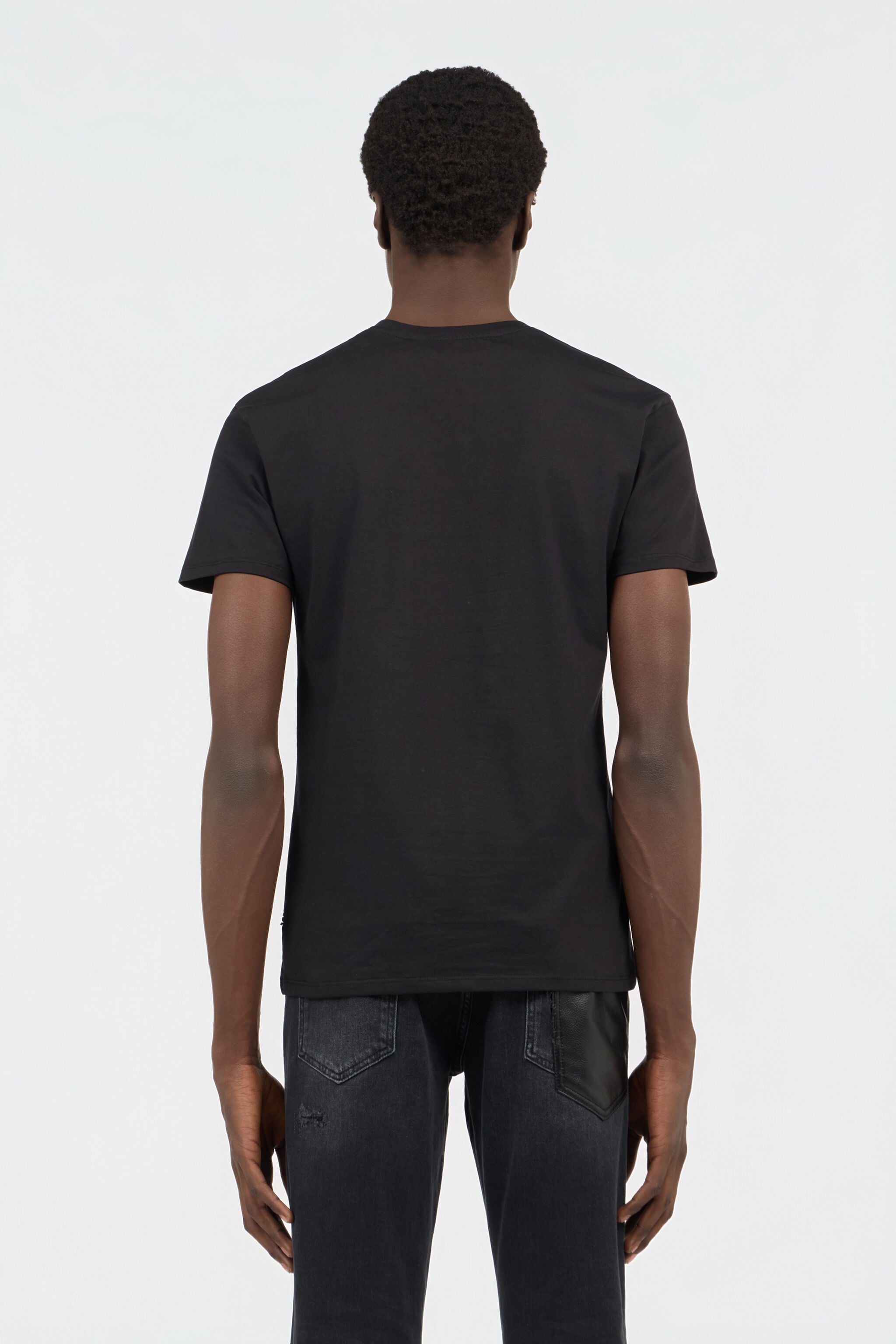 JC Schwarzes T-Shirt JC Schwarzes T-Shirt BLACK SFT235-SF146
