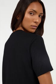 JC T-Shirt Nera BLACK/GOLD VFT180-VF303