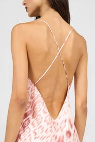 RC Vestido Slip Estampado Jaguar Pink PINK XQT102-OZT23