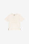 JU T-Shirt With Matching Logo Embroidery JU T-Shirt With Matching Logo Embroidery White UJT621-JD001
