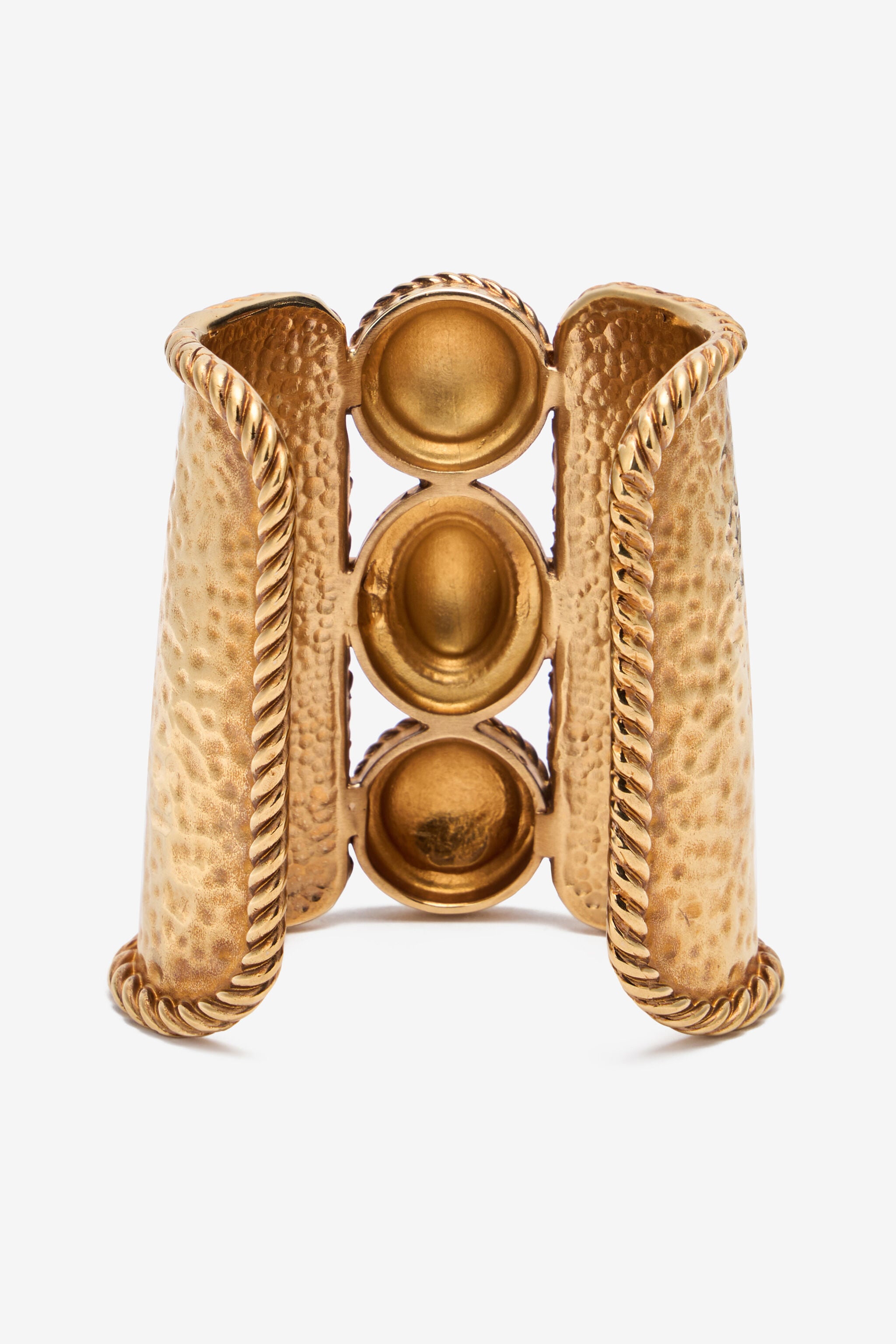 RC Bracciale manchette effetto malachite Oro TKG016-AM081