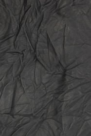 RC Trench Long Effet Ondulé Noir UKP505-PN082