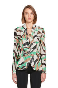 RC Tiger Twiga Print Blazer GREEN AGATE/BLACK IWT407-GFR38