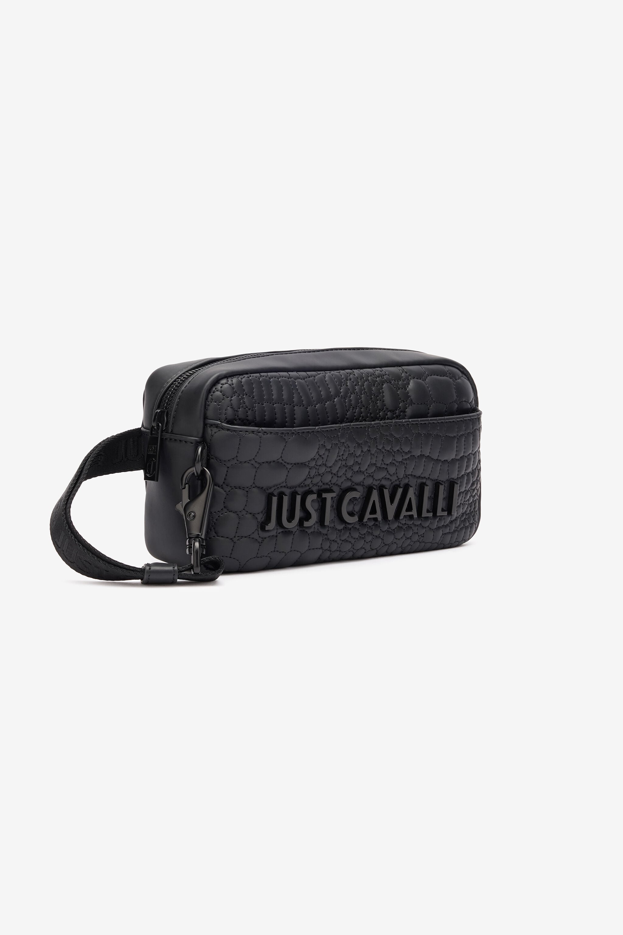 JC Crossbody Bag With Lettering Black TFB008-TF278