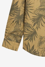 JU Jungle Print Shirt KHAKY TJT70F-7MN36