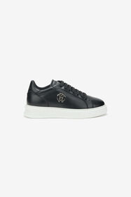 RC Zapatillas de piel con detalle de logotipo BLACK TOS00M-PZC15