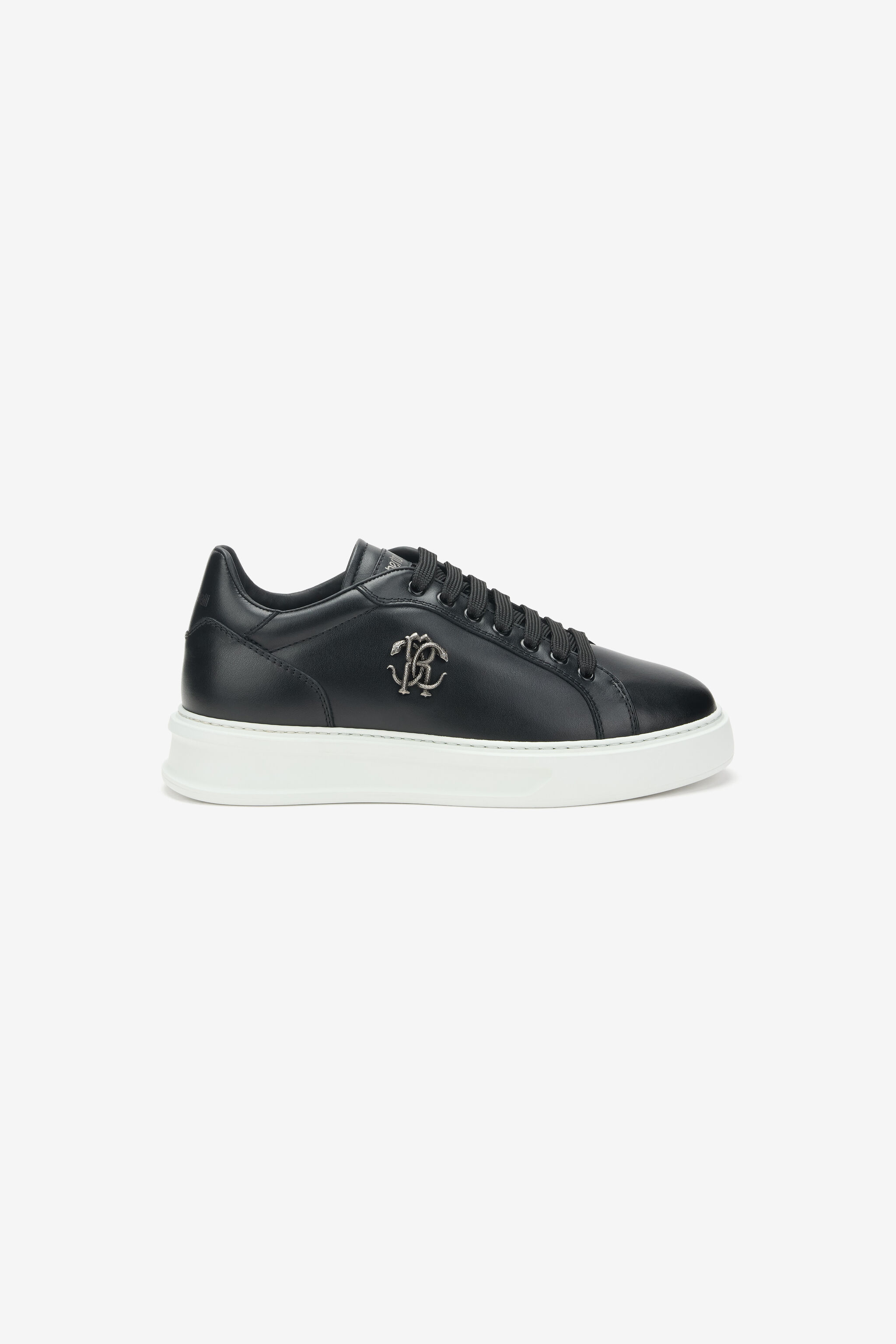 RC Zapatillas de piel con detalle de logotipo RC Zapatillas de piel con detalle de logotipo BLACK TOS00M-PZC15