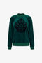 JC Just Cavalli Sweatshirt Vert foncé TFS016-TF182
