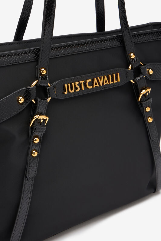 JC Shopper Bag With Straps JC Shopper Bag With Straps BLACK UFB097-UF466