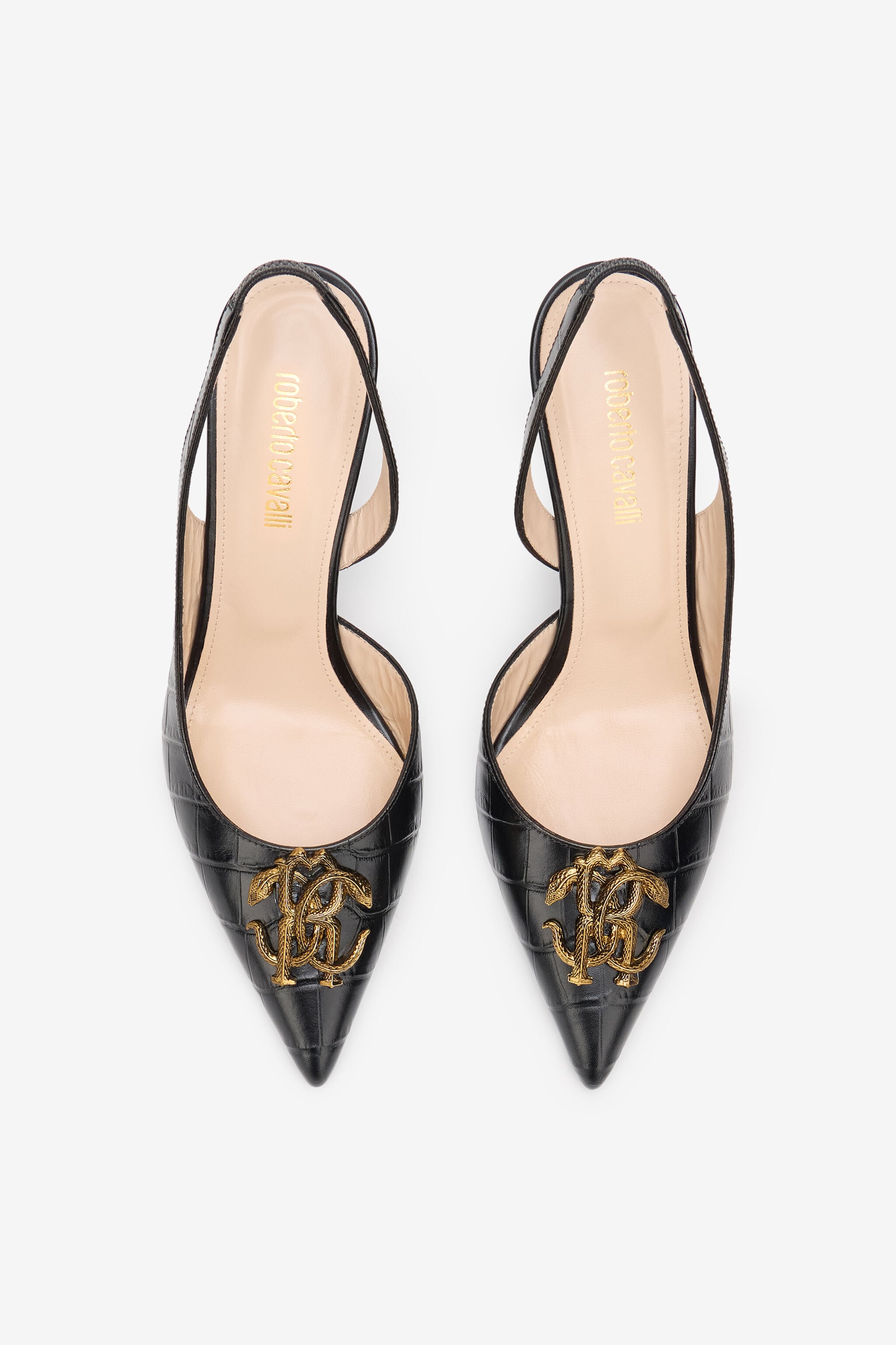 RC Zapatos Slingback con Estampado Efecto Coco RC Zapatos Slingback con Estampado Efecto Coco BLACK SOS00R-PZ004