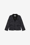 JU Brocade Print Cotton Jacket JU Brocade Print Cotton Jacket BLACK VJT42E-TYP29