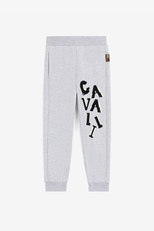 JU Jogginghose mit Logo-Print Grau RJT20R-CF050