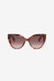 RC Sunglasses with snake-like temples BROWN/PINK HAVANA UALD17-ID212