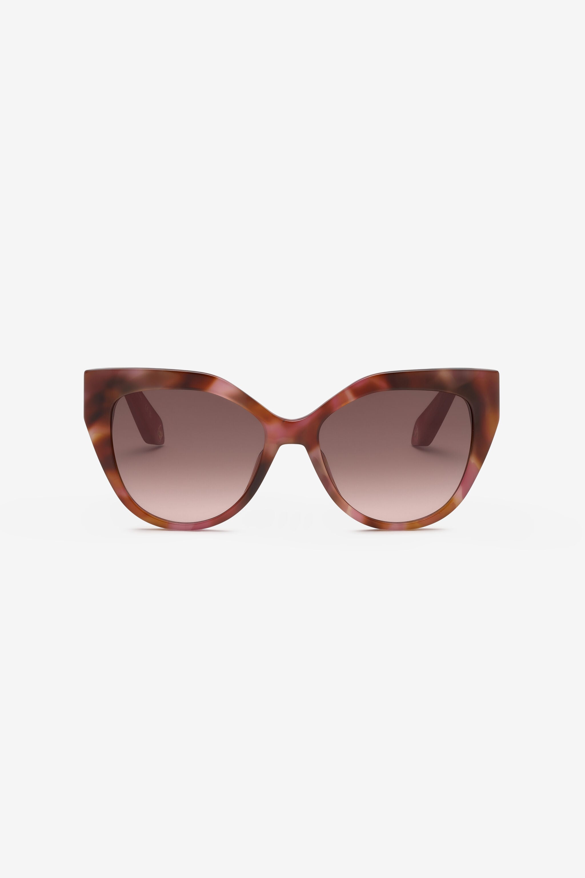 RC Sunglasses with snake-like temples BROWN/PINK HAVANA UALD17-ID212