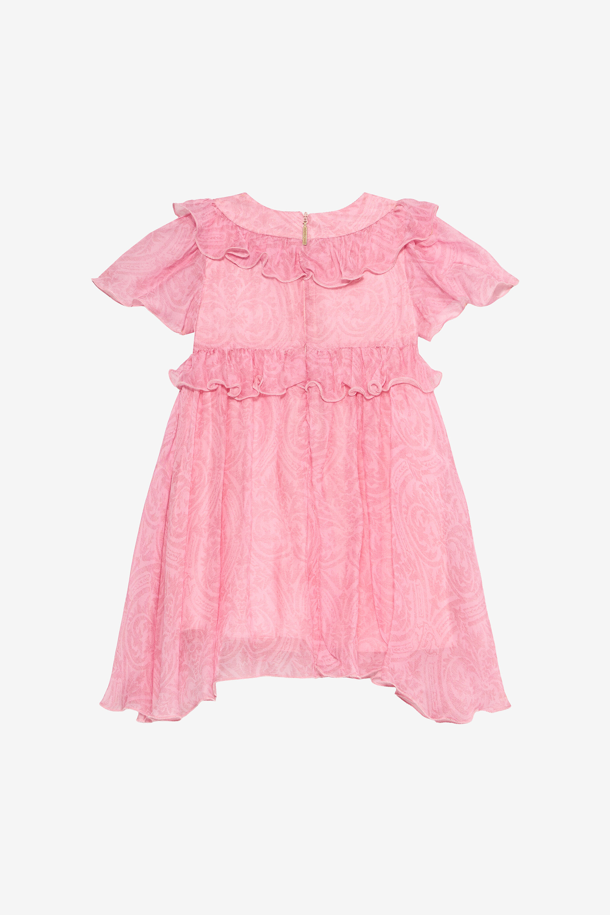 JU Pink dress with ruffles JU Pink dress with ruffles BABY ROSE VJT114-2NP28