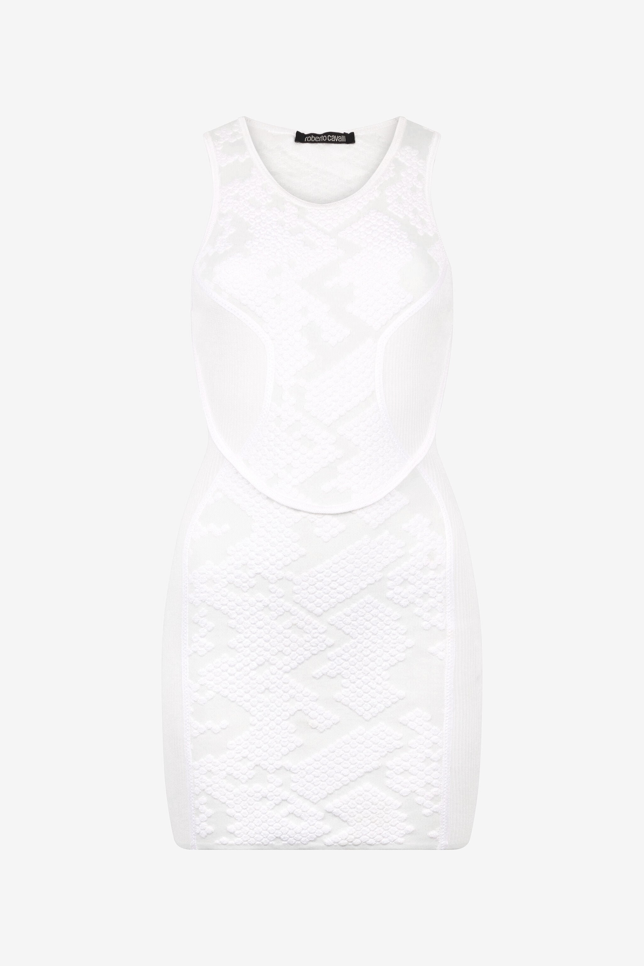 RC Dress with Wall Print RC Dress with Wall Print White UWM101-MH012