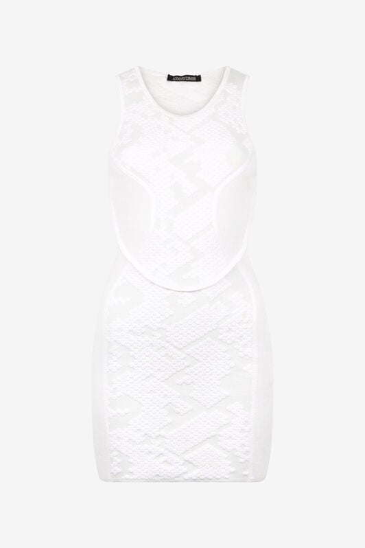 RC Dress with Wall Print RC Dress with Wall Print White UWM101-MH012