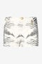 RC Frayed Shorts With White Tigress Print RC Frayed Shorts With White Tigress Print Black/White UKJ224-DAN49