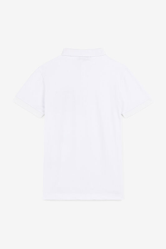 JU Animalier Patchwork-Print Appliqué Polo Shirt BIANCO 110601 OJT662-ISA2J