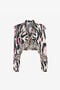 RC Jaguar-Print Ruffle-Trimmed Cropped Top RC Jaguar-Print Ruffle-Trimmed Cropped Top ROSA QKT703-FVF54