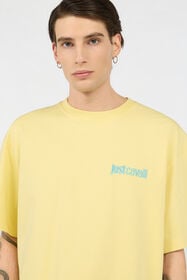 JC Yellow T-Shirt With Logo POP CORN WFT069-WF099