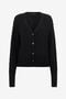 RC Cardigan Noir en Maille Torsadée RC Cardigan Noir en Maille Torsadée BLACK SOM60C-MG001