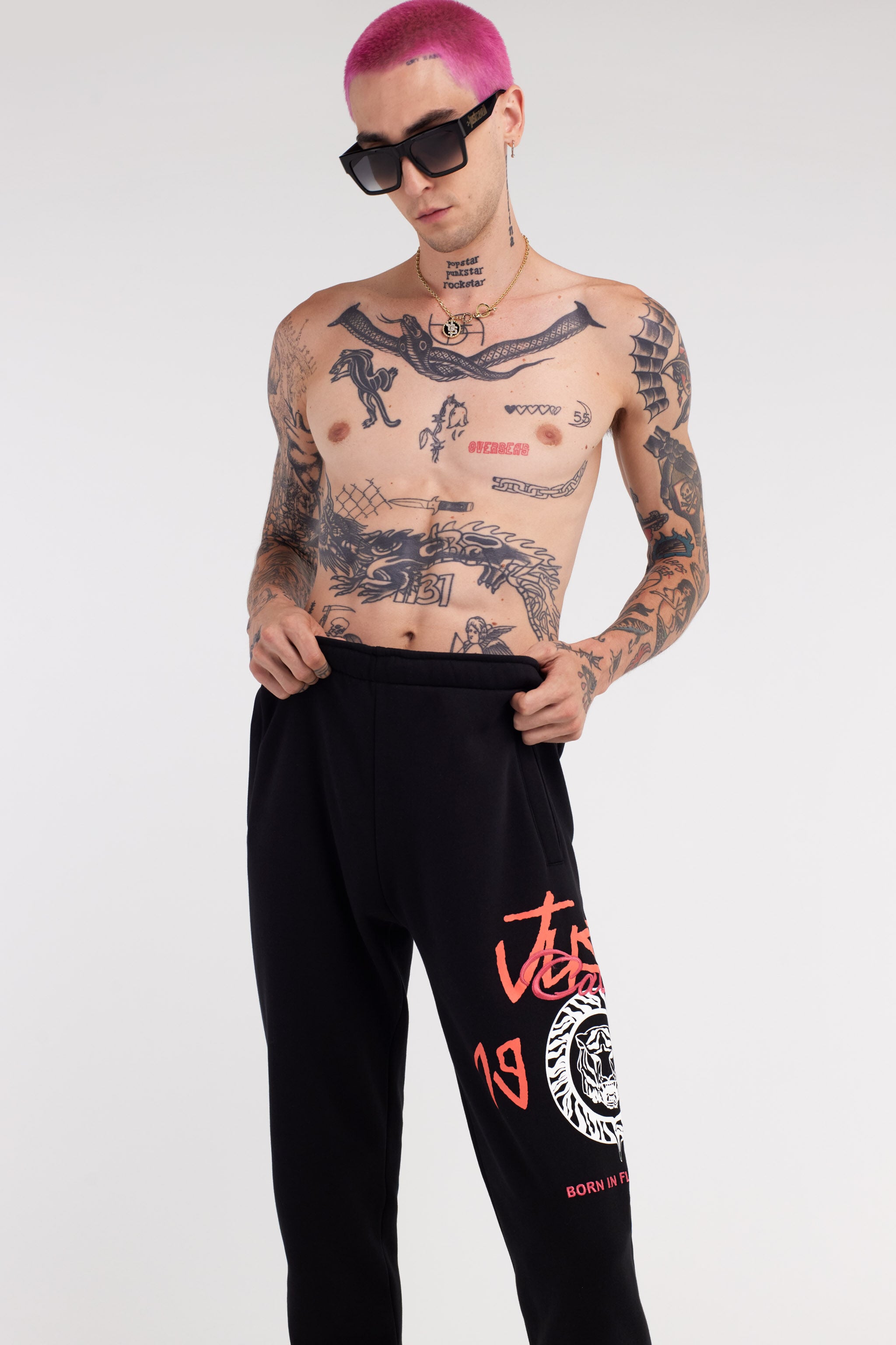 JC Just Cavalli Joggers JC Just Cavalli Joggers Black RRT888-RR116