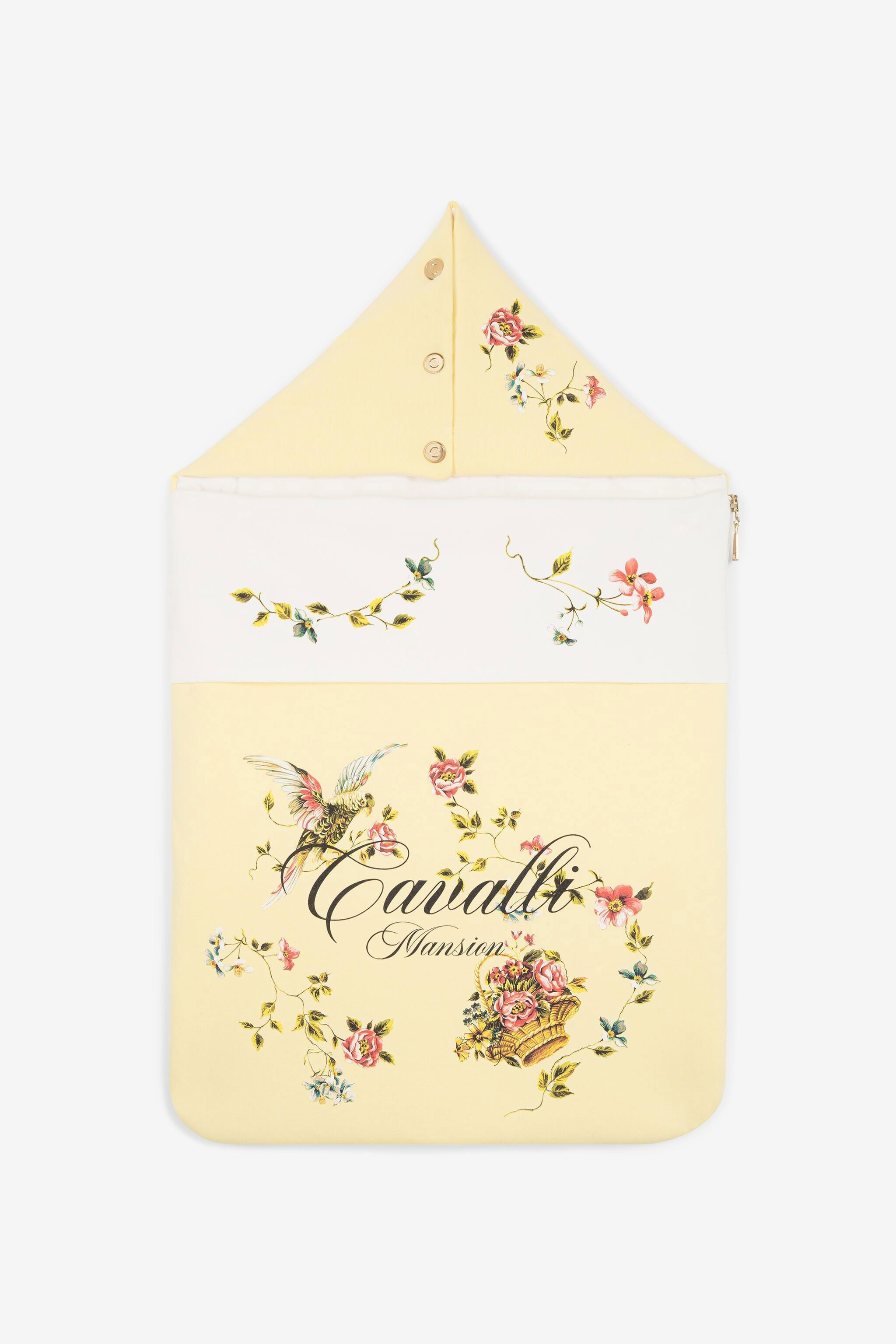 JU Floral-Print Baby Nest JU Floral-Print Baby Nest Yellow OJT828-JV025