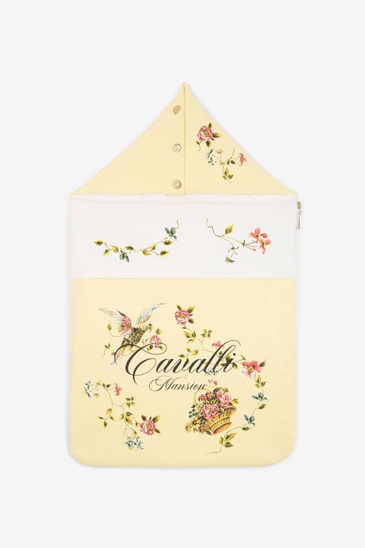 JU Floral-Print Baby Nest JU Floral-Print Baby Nest Yellow OJT828-JV025