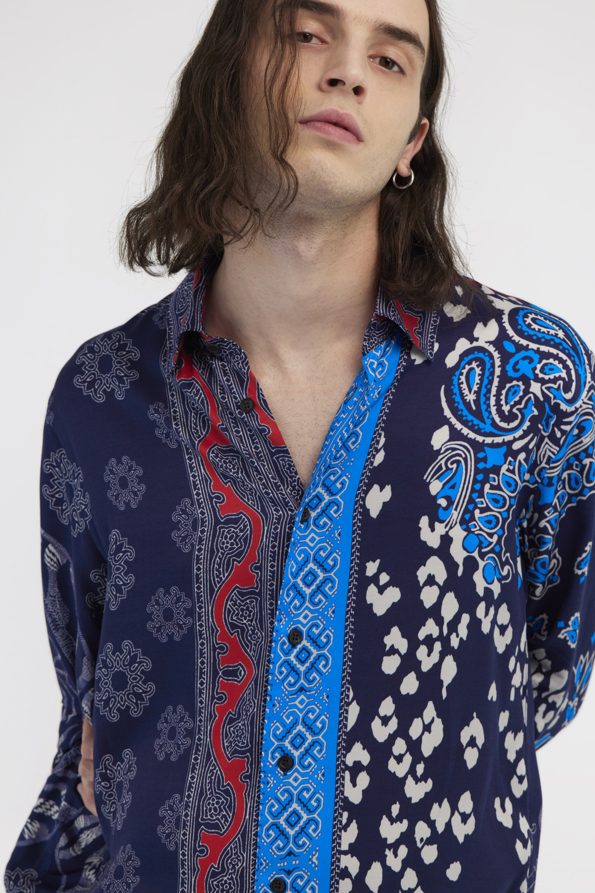 JC Camicia stampa Just Cavalli JC Camicia stampa Just Cavalli Blu RRT001-RR262