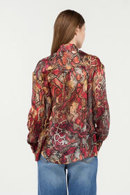 JC Camicia Con Stampa Python EMBERGLOW UFT147-UF213