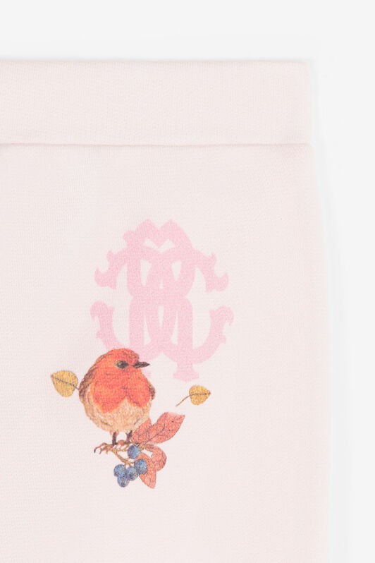 JU Pantaloni sportivi con stampa uccellino JU Pantaloni sportivi con stampa uccellino Rosa RJT20L-CF050