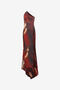 RC Long Red Silk Dress With Marble Print RC Long Red Silk Dress With Marble Print Red VWT101-OZQ74