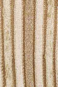 RC Striped Lurex Knit Top IVORY/GOLD WKM601-MO010