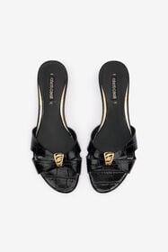 RC Slides With Jewel Detail Black VKS023-PZ579
