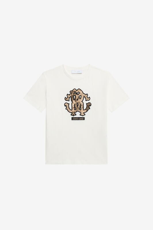 JU White Cotton T-Shirt JU White Cotton T-Shirt MILKY WHITE TJT60I-JD001