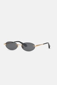 RC Lunettes de soleil ovales sans monture SHINY TOTAL ROSE GOL VALD06-ID243