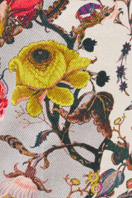 RC Pantaloni Flare con Stampa Florentine Flowers BEIGE WQJ221-DAR29