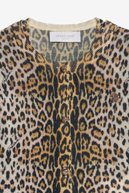 JU Strickjacke mit Leoparden-Print JAGUAR XJM90P-7HS60