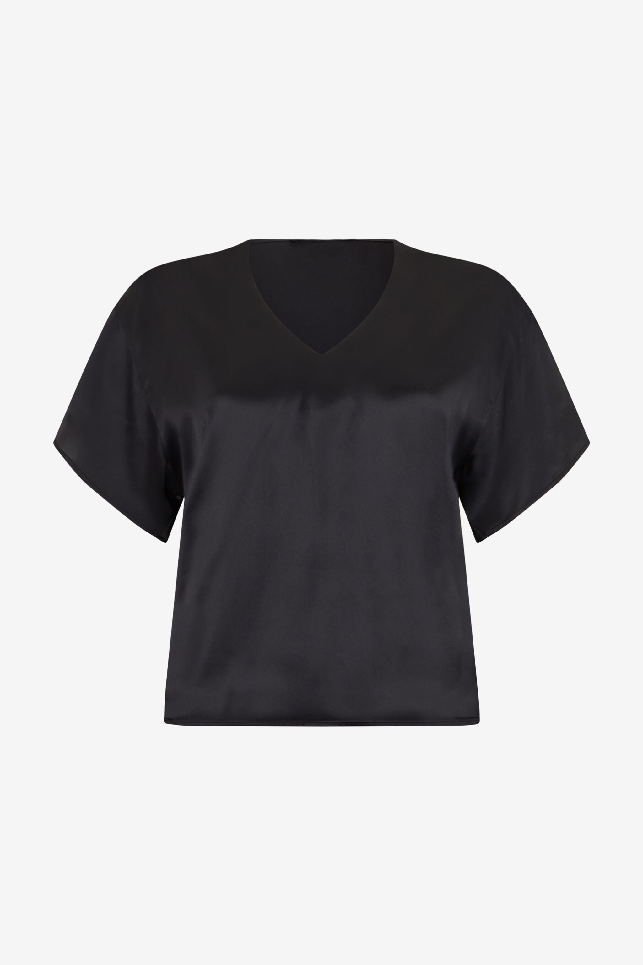RC Top Negro De Seda Con Aberturas RC Top Negro De Seda Con Aberturas BLACK SOT60E-SE005