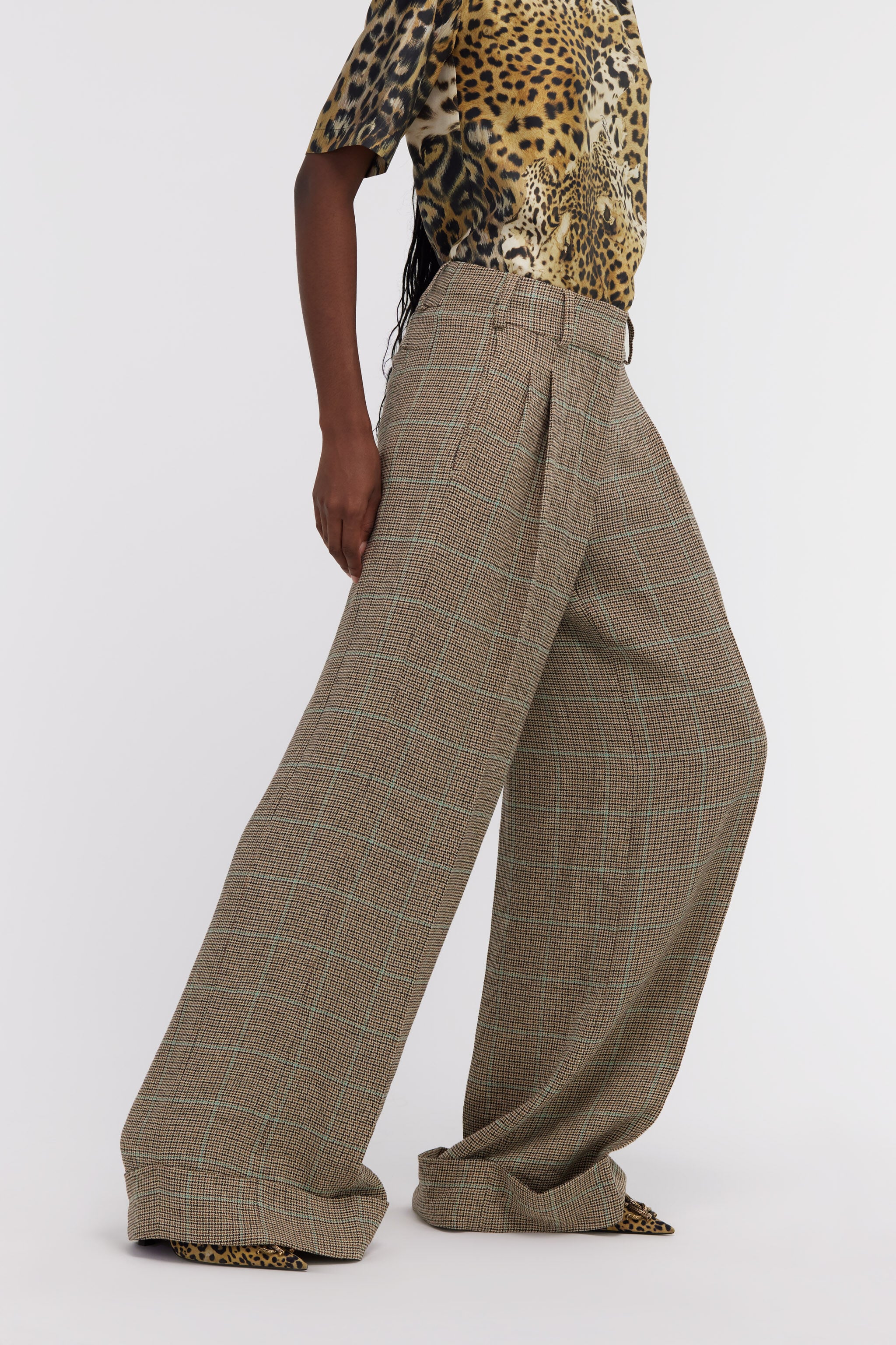 RC Palazzo trousers Light Brown SKT203-GA004