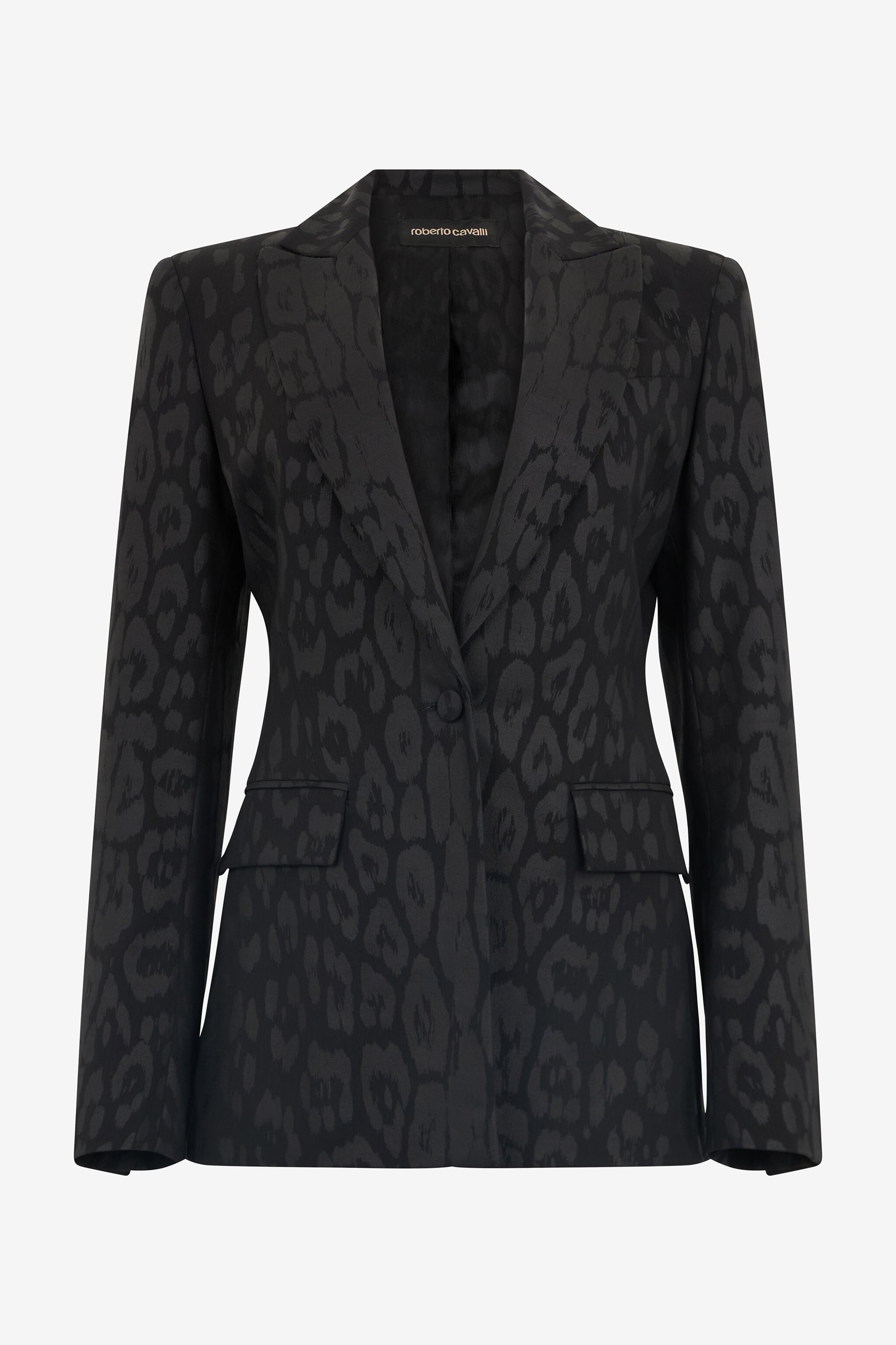 Plain Jacket in BLACK for Women | Roberto Cavalli®
