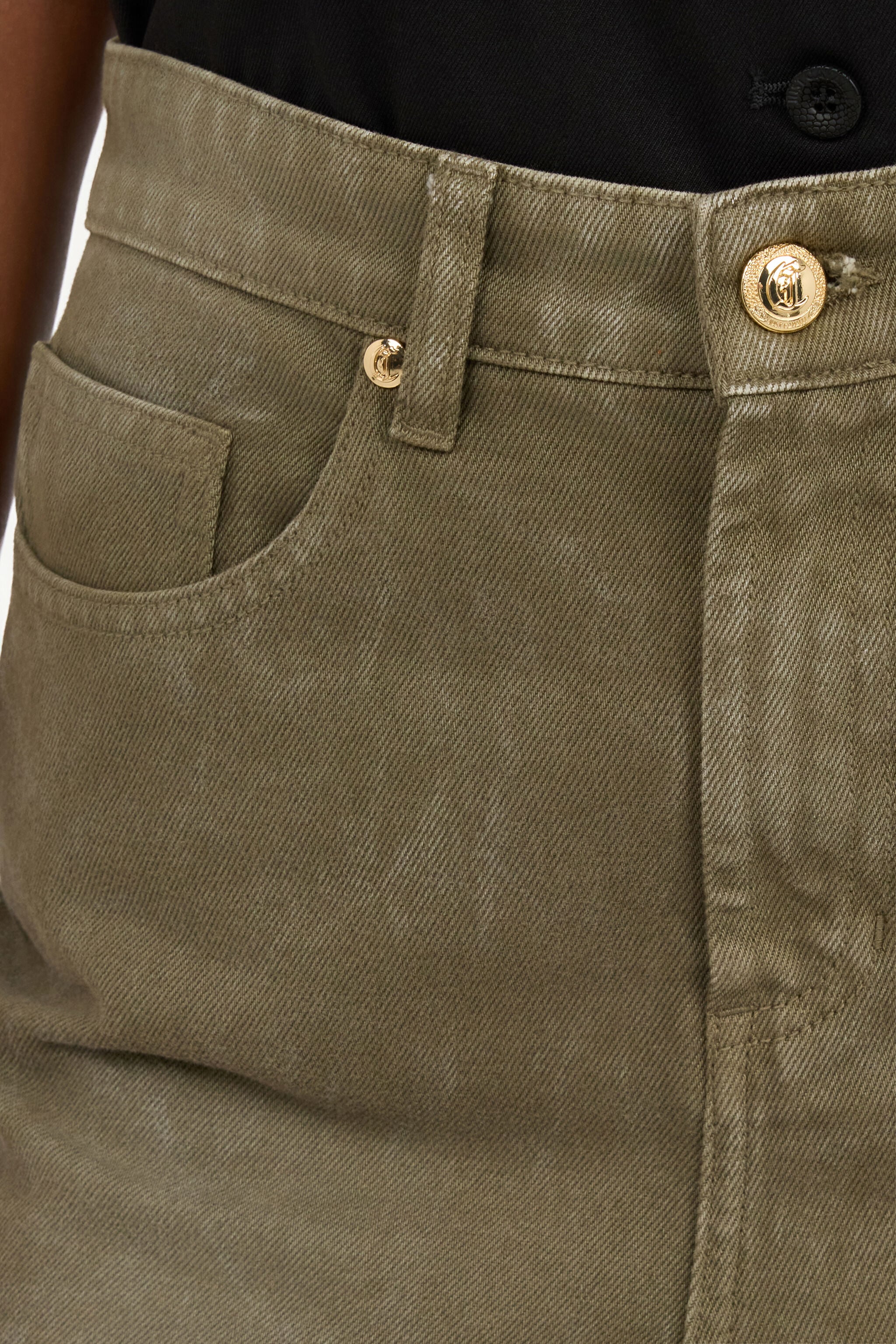 JC Olive Green Cropped Jeans JC Olive Green Cropped Jeans VERDE 185 VFJ033-VF242